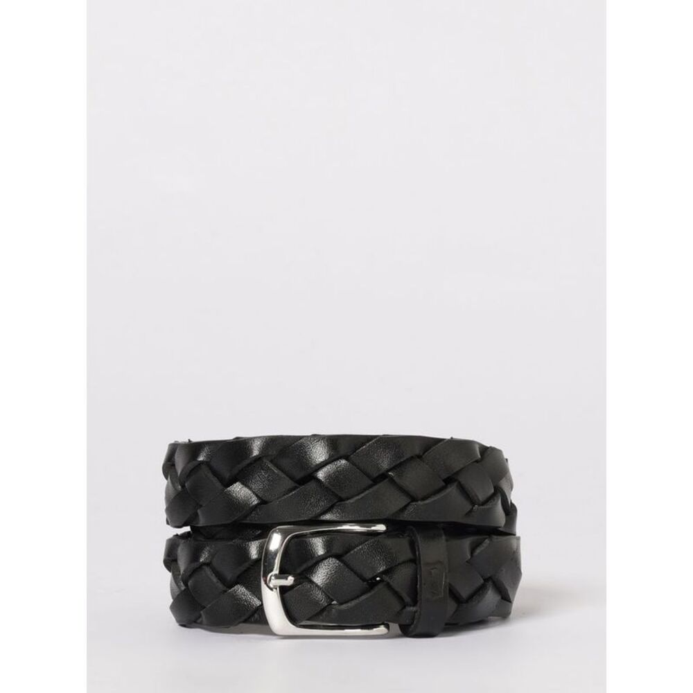 Dondup Men Braided Leather Belt Dondup